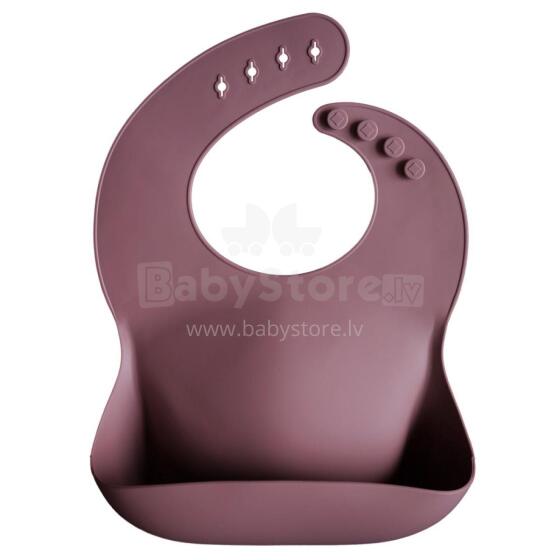 Mushie Silicone Bib Art.2500072 Cedar Silikona priekšautiņš