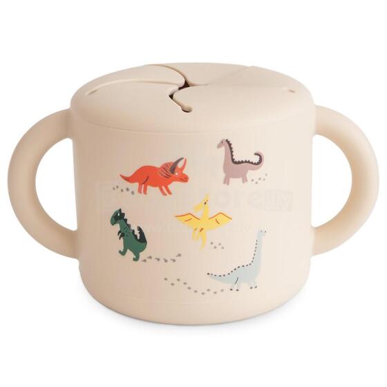 Mushie Snack Cup Silicone  Art.102089 Silicone container with Click Lock