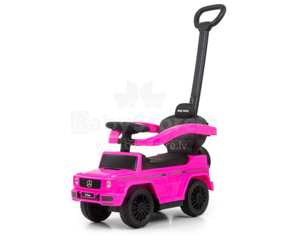 MILLY MALLY 3692 Ride-On Vehicle with Handle Mercedes G350d Pink