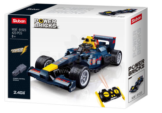 Sluban Constructor, RC F10 Car, 423 Parts
