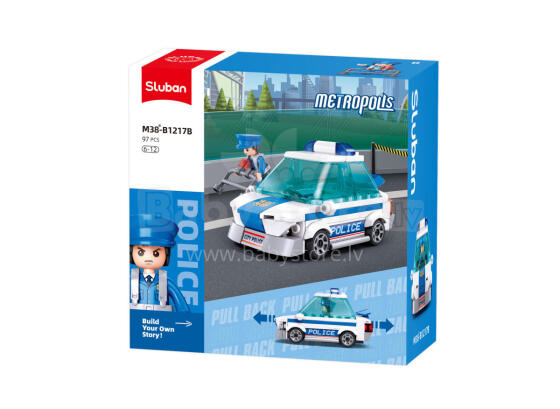 Sluban Constructor, Police Patrol, 97 pcs.