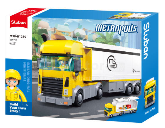 Sluban Constructor, Truck, 269 pcs.