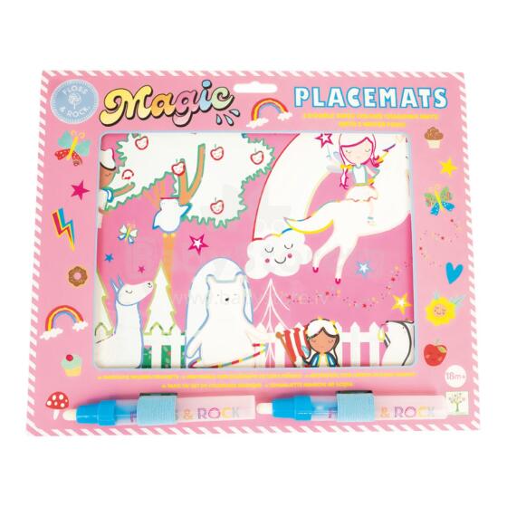 Watercolor Placemats, Rainbow Fairy