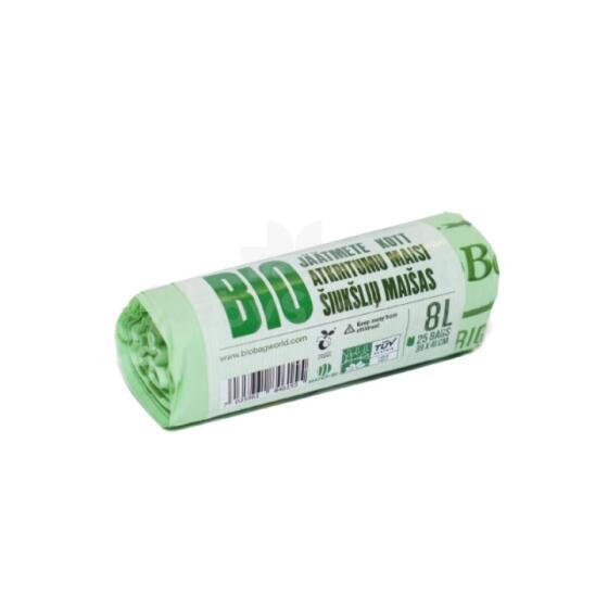 Compostable garbage bags BioBag 8L (25 pcs. per roll) 15mkr. 39x41cm green