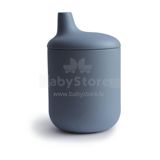 Mushie Silicone Sippy Cup Art.2480203 Tradewinds Silicone educational mug, 175 ml.