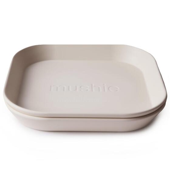 Mushie Dinner Plate Art.2304094 Ivory Plate