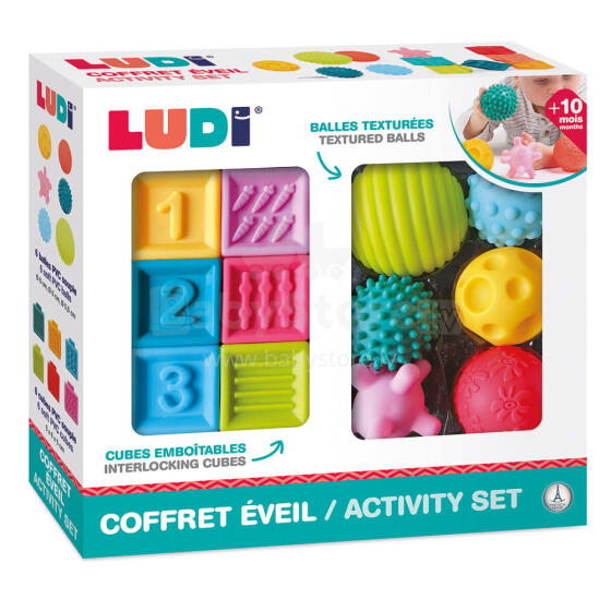 LUDI Early Educational Set - Balls and Blocks