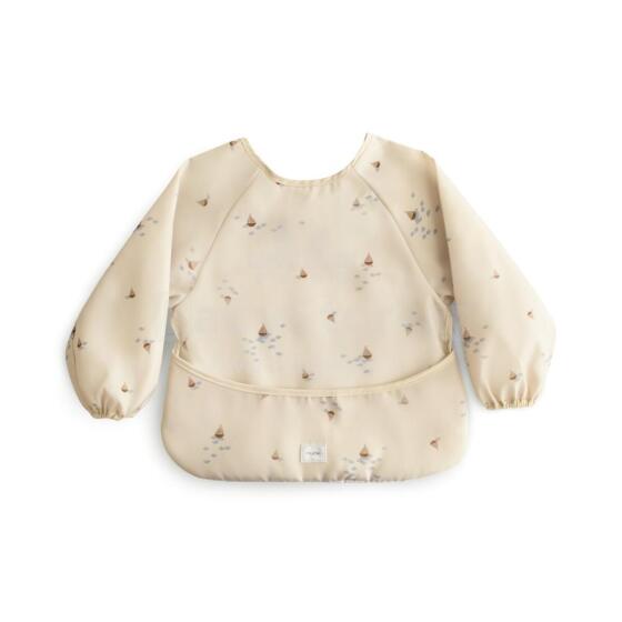 Mushie Long Sleeve Bib Art.101902 Boats