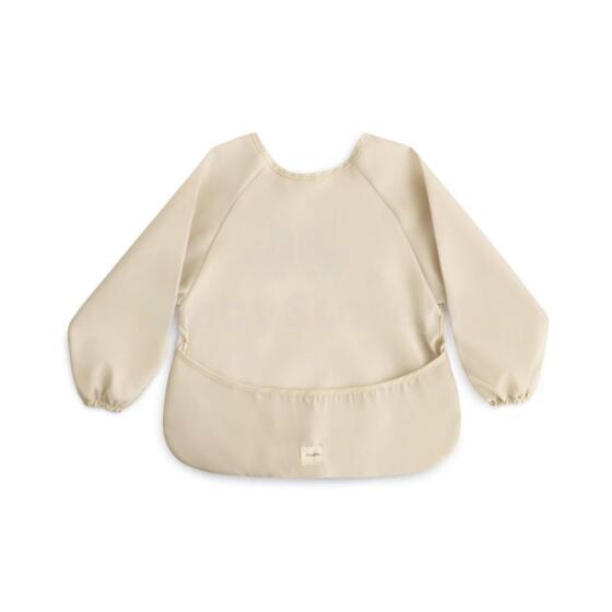 Mushie Long Sleeve Bib Art.101479 Fog