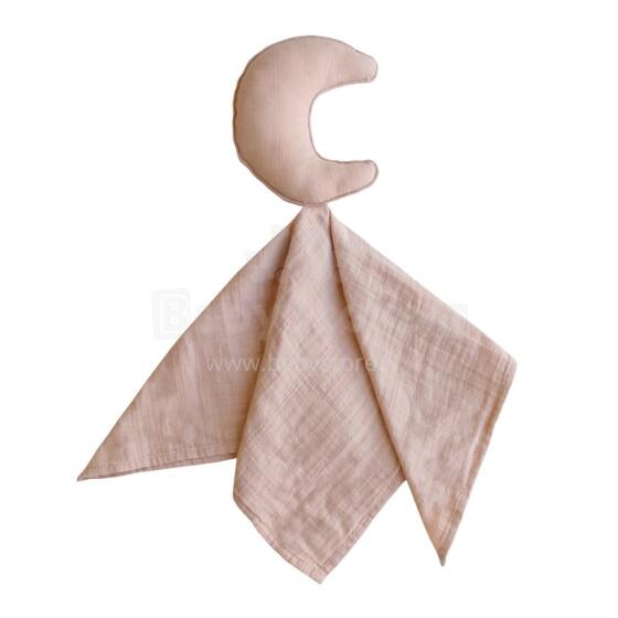 Mushie Lovey Cuddle Blanket Art. 2190467 Blush Soft cloth for sleeping