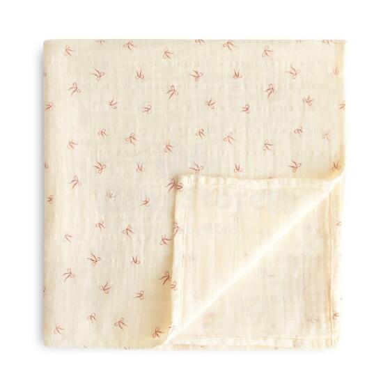 Mushie Muslin Swaddle Art.102071 Bows