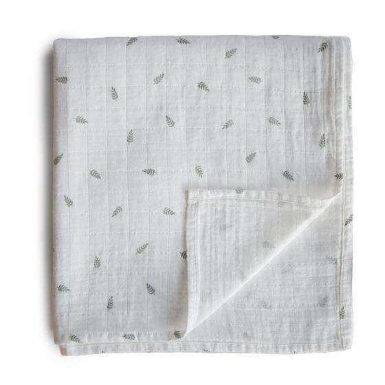 Mushie Muslin Swaddle Art.2200441 Leaves