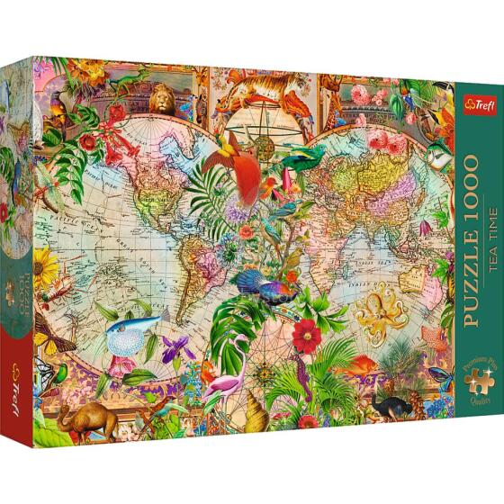 TREFL Premium Plus Puzzle Ancient World Map 1000 pcs