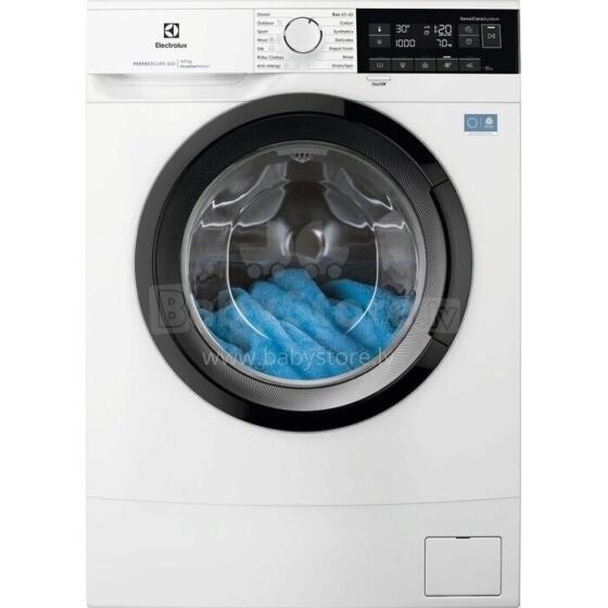 Electrolux veļas mazg.mašīna (front.ielāde), 600.sērija „SensiCare“, 7 kg, balta