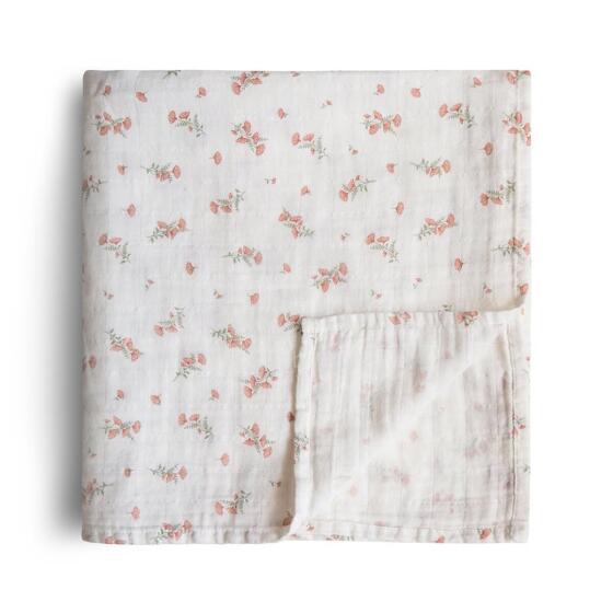 Mushie Muslin Swaddle Art.2200552 Pink
