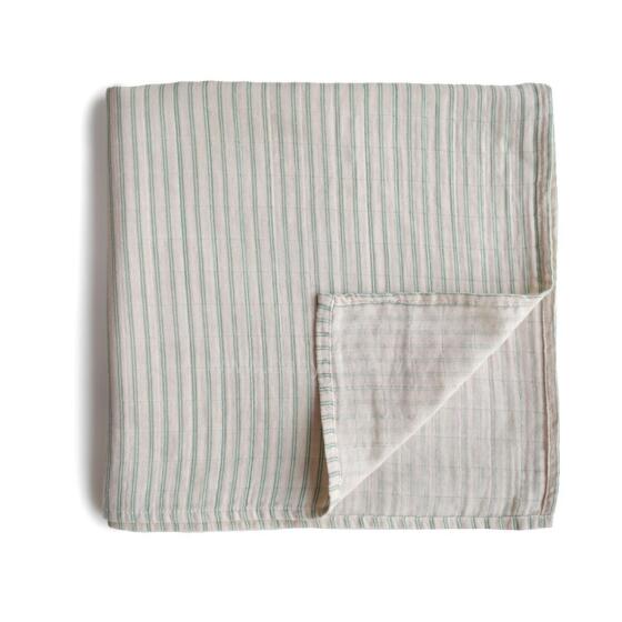 Mushie Muslin Swaddle Art.2200277 Stripe