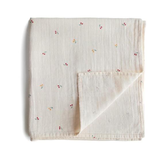 Mushie Muslin Swaddle Art.2200033 Cherries
