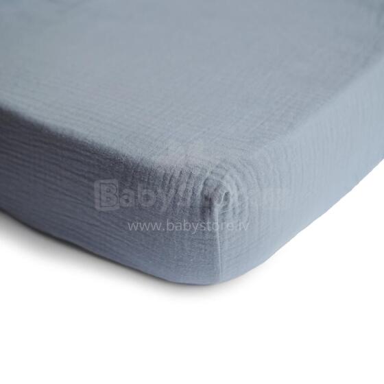 Mushie Crib Cotton Sheet  Art.2216203 Tradewinds