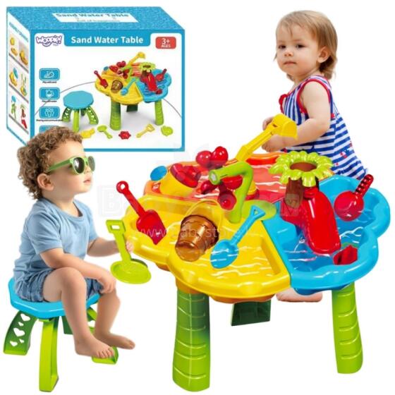 WOOPIE Water Table with Chair 2in1 Sandbox
