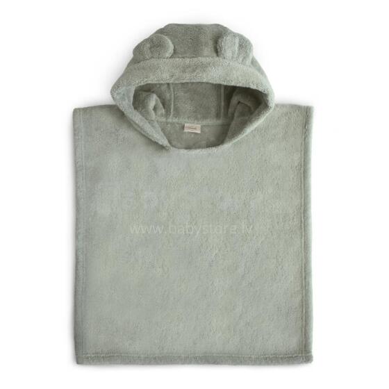 Mushie Bath Poncho Art.101633 Bear Moss