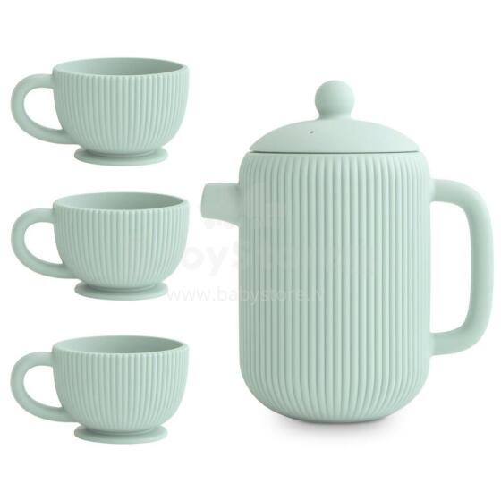 Mushie Silicone Tea Play Set Art.102022 Blue