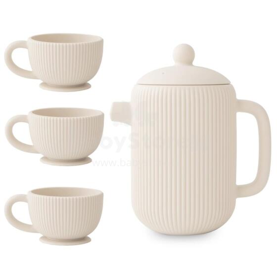 Mushie Silicone Tea Play Set Art.102020 Sand