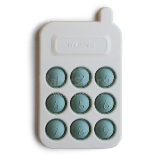 Mushie Phone Press Toy Art.2860031 Silicone rattle (100% natural)