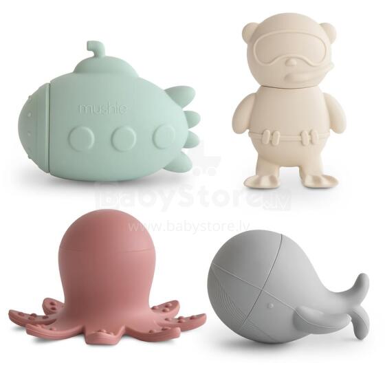 Mushie Mold Free Bath Play Set Art.101487 Sealife