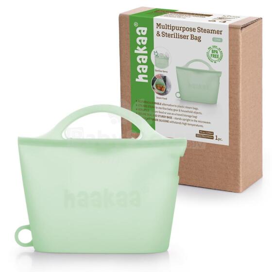 Haakaa Multipurpose Steamer & Steriliser Bag  Art.UTE102-LE Lime Multipurpose Steamer & Steriliser Bag,1250ml