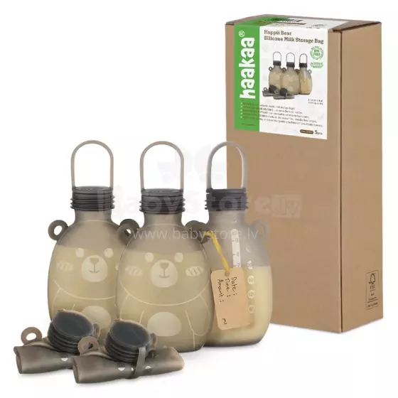 Haakaa Happy Bear Silicone Milk Storage Bag Art.MHK167