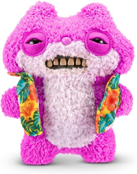Fuggler Vacay Vibes by ZURU Funny Ugly Monster Plush Collectible Toy - Sketchy Squirrel - pink, kids soft toy