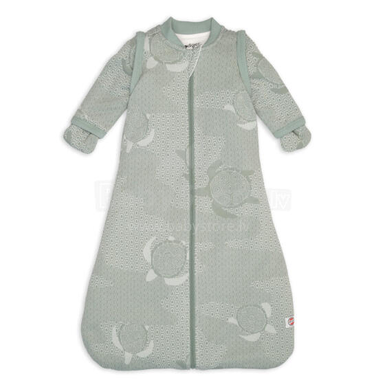 Lodger Hopper Matcha Turtle guļammaiss ar noņemamām piedurknēm, Silk, 50/62