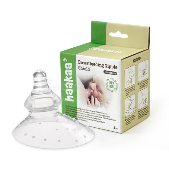 Haakaa  Nipple Shield - Orthodontic Teat (Round Base) Art.MHK083
