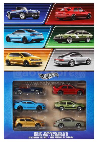 Hot Wheels® euroopa mudelautode komplekt