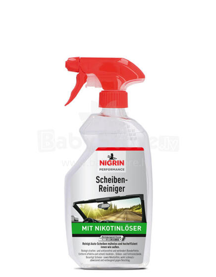 NIGRIN Performance Window Cleaner with Nicotine Remover (500 ml)