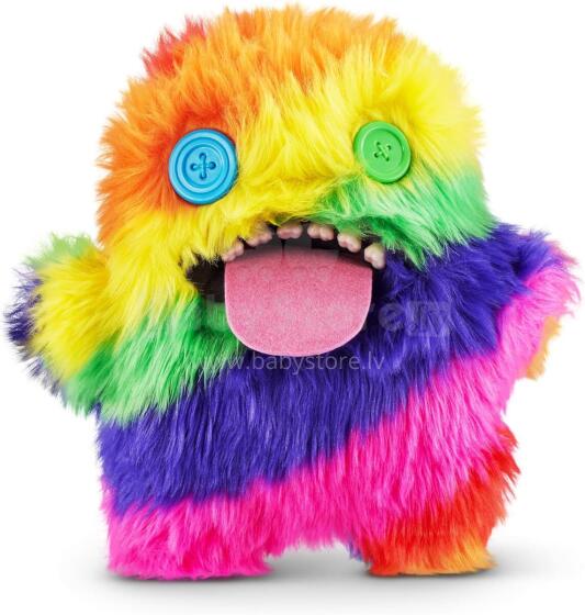 Fuggler Laboratory Misfits by ZURU Funny Ugly Monster Plush Collectible Toy - Oogah Boogah - rainbow coloured, kids soft toy