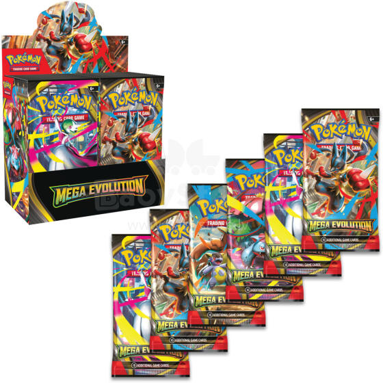 KARTY POKEMON TCG: MEGA EVOLUTION BOOSTR