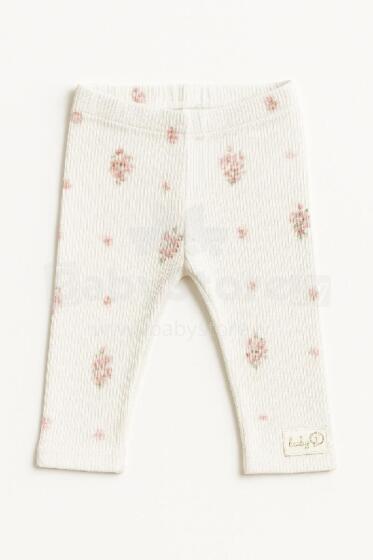 BABY 01974 Infant Leggings Apple Blossom 80/86 Ribbed