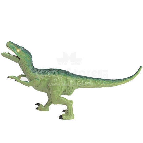 SMILY PLAY SP83982 Dinosaur Light Sound Raptor Green