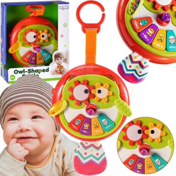 WOOPIE BABY Interactive Toy Owl Piano with Crinkly Tail