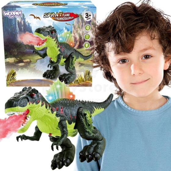 WOOPIE Walking Dinosaur Tyrannosaurus Rex with Light and Sound Effects