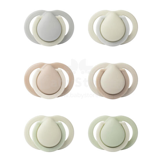 TOMMEE TIPPEE Silicon soother CLOSER TO NATURE 0-2 m., 2 pcs., 433659