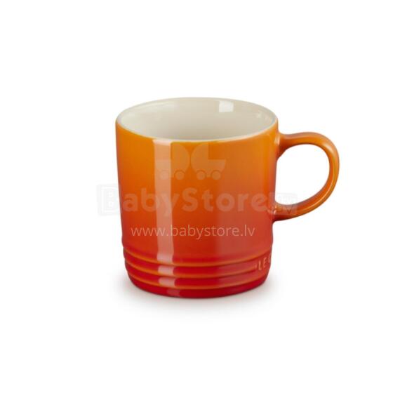Stoneware mug 350ml orange