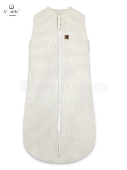 KIECZMERSKI Sleeping Bag for All-Year Use MIMINU SOFT TEDDY 2.5 TOG Beige 62/76cm 3-12m