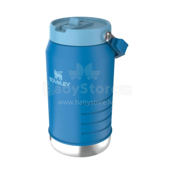 Thermos bottle with straw The IceFlow Flip Straw 2.0 Jug 1.90L blue