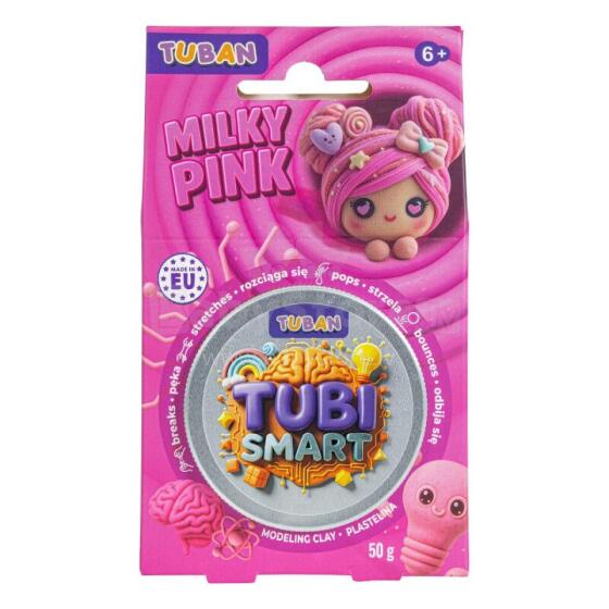 Tubi Smart - Modelling clay - Milky Pink (50 g)