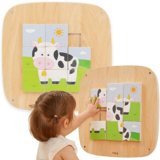 VIGA Wooden Sensory Manipulative Board Puzzle
