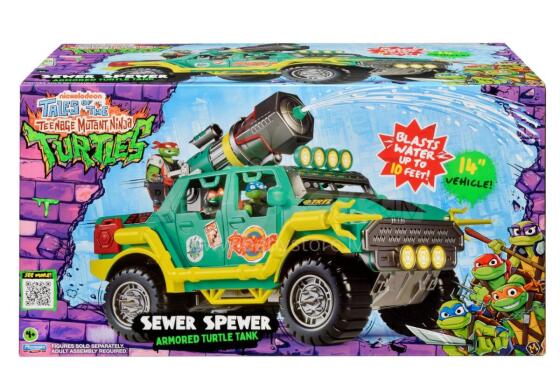 TMNT tanks ar ūdens lielgabalu Sewer Spewer, 84358
