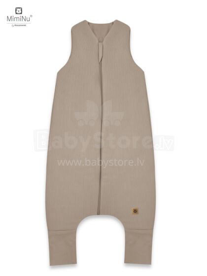 KIECZMERSKI Sleeping Bag Insulated with Legs MIMINU SOFT FLO in Mokka 80/98cm 1-2.5 years