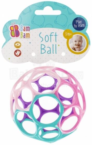 BAM BAM 515061 Rubber Ball Pastel